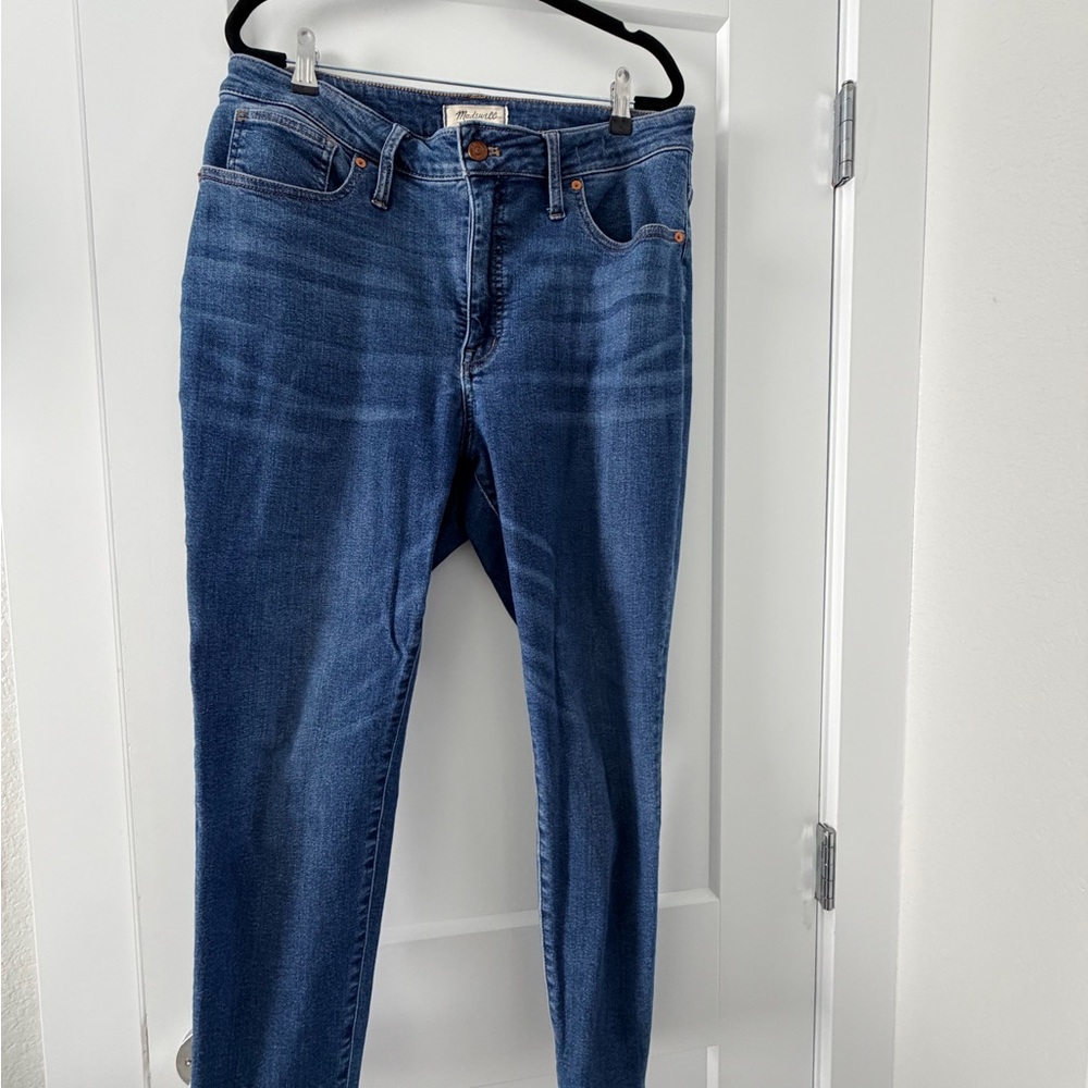 Madewell Skinny Jeans in Dark Blue Wash